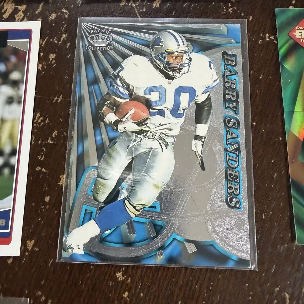 Football Cards Lot 200 NM ALL STARS w 1997 Pacific Diagon Silver Barry Sanders